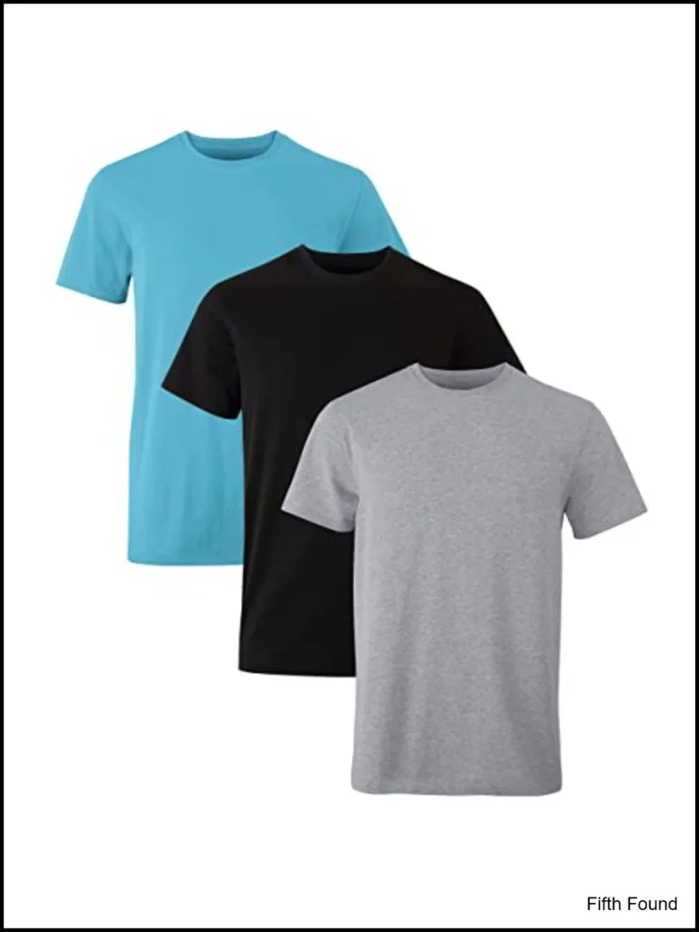 Hanes Men's Originals Stretch Cotton Crew Tees 3-Pack Moisture-Wicking